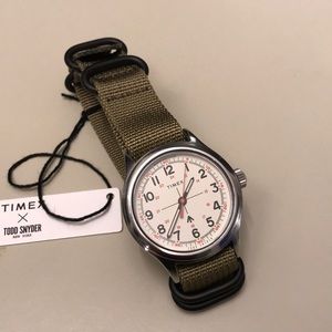 Timex X Todd Snyder 40mm Olive Military Watch